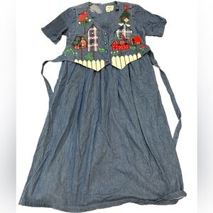 Country wear clothing company 2000’s denim dress size 14